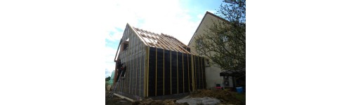 Strucutre mur ossature bois 